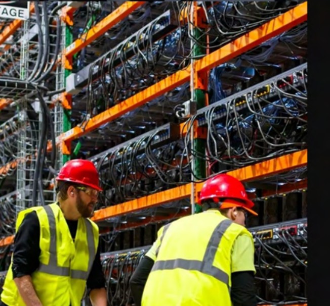 Institutional Bitcoin mining farm — Hearst operations